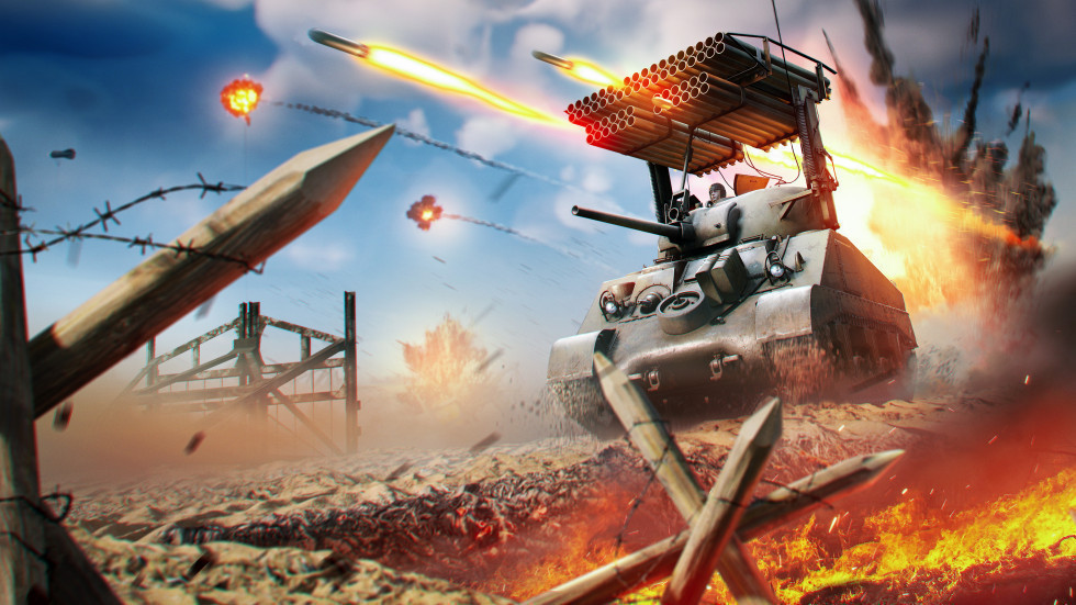 Burning Sky: rocket tanks and new campaign levels