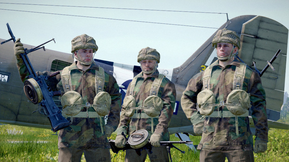 Reinforcements received: Normandy paratroopers