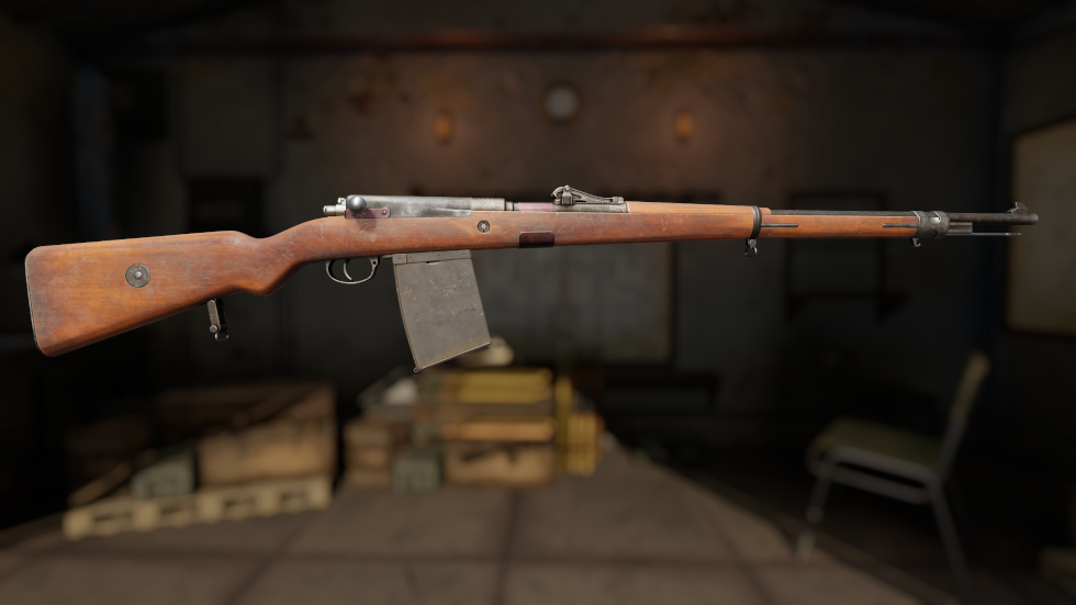 Gewehr 98 with extended magazine — available in the Moscow, Stalingrad, Tunisia, Normandy and Berlin campaigns.