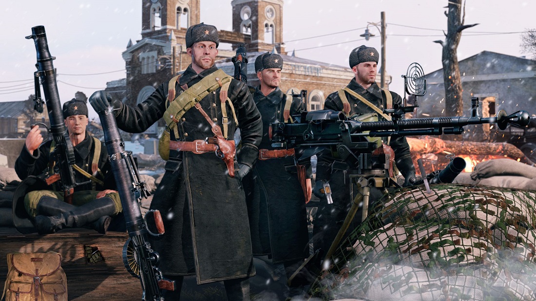 Отряд пулемётчиков с пулемётом Lewis (СССР, БР III)