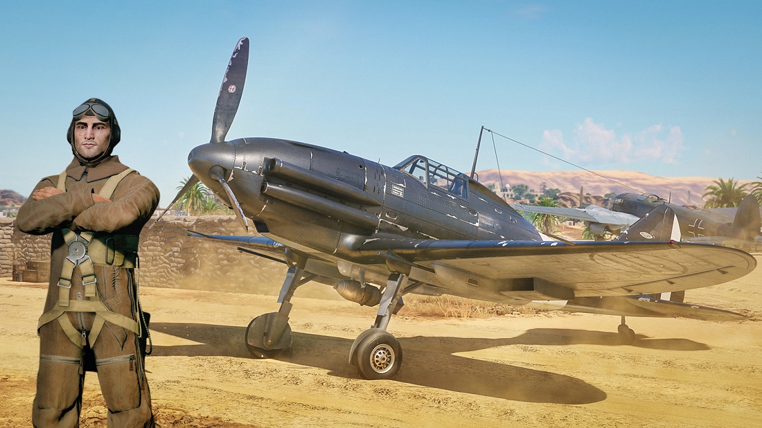 Fighter pilot with Re.2001 CN (Germany, BR I)