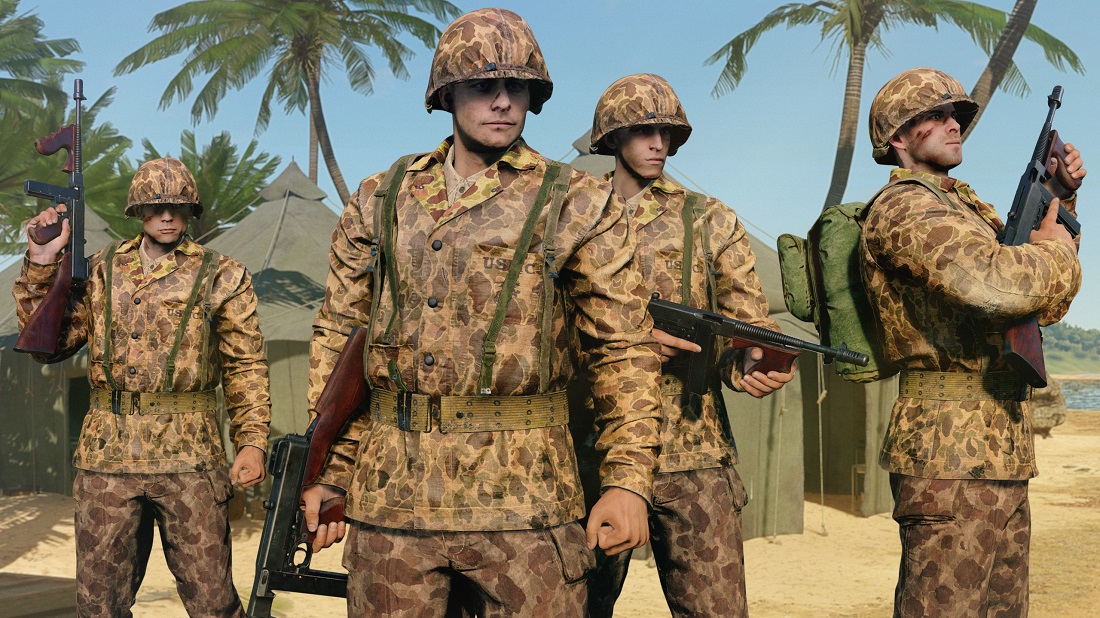 Assaulters with Thompson M1928 USMC (BR II)