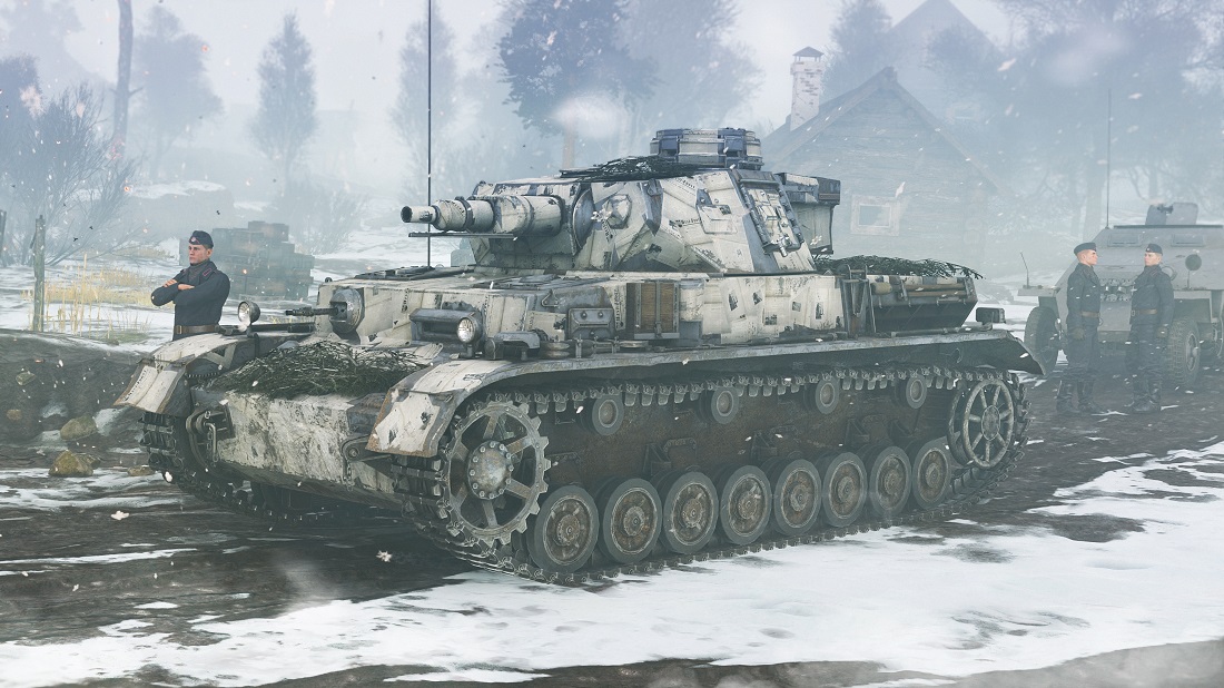Pz.IV F1 - News report (winter)